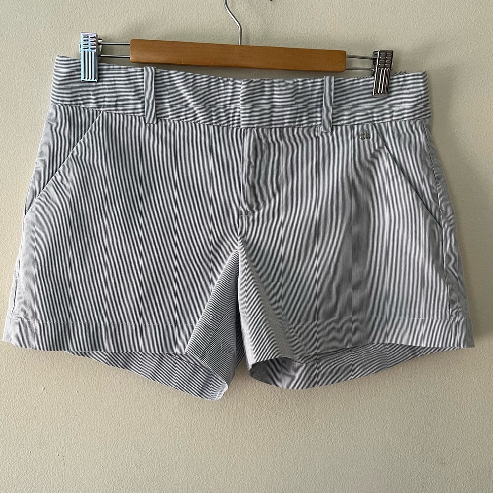 Calvin Klein Women’s Shorts Size 4  Color White/Blue